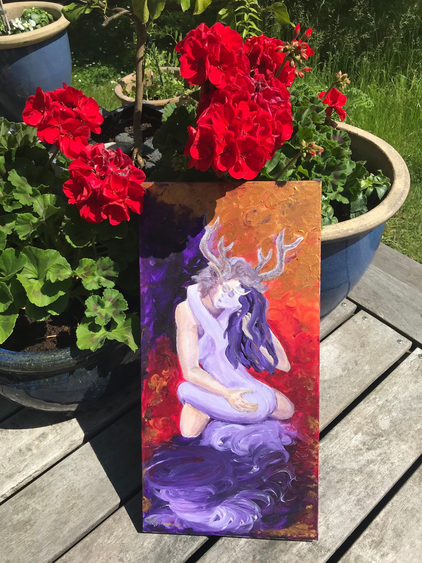 Sacred Lovers - 25x50 cm