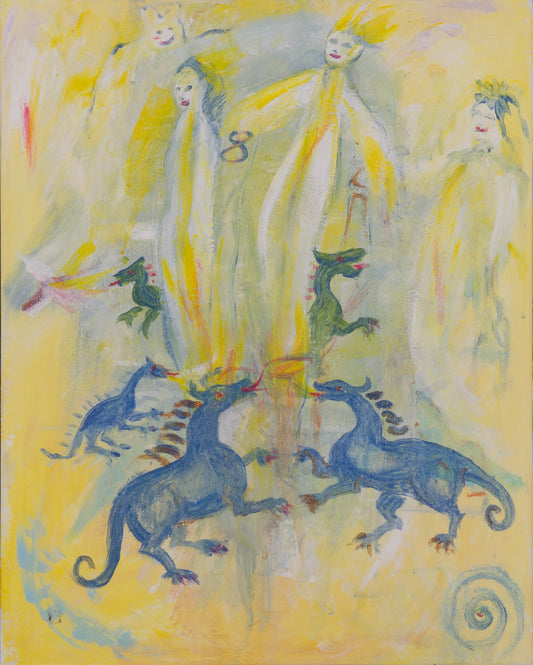 Fire spirits - 40X50 cm.