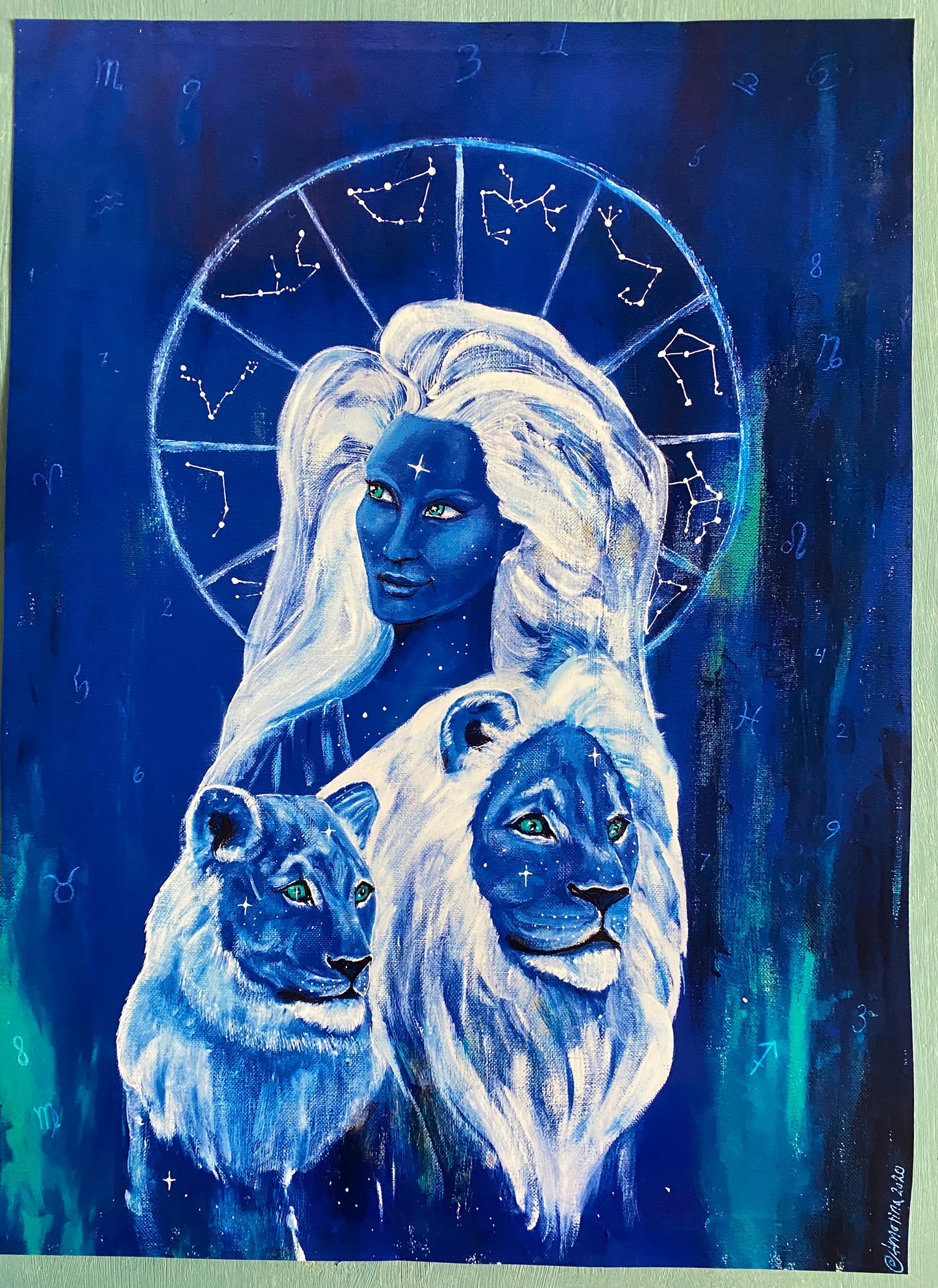Zodiac Shamaness - poster 37,5X52 cm