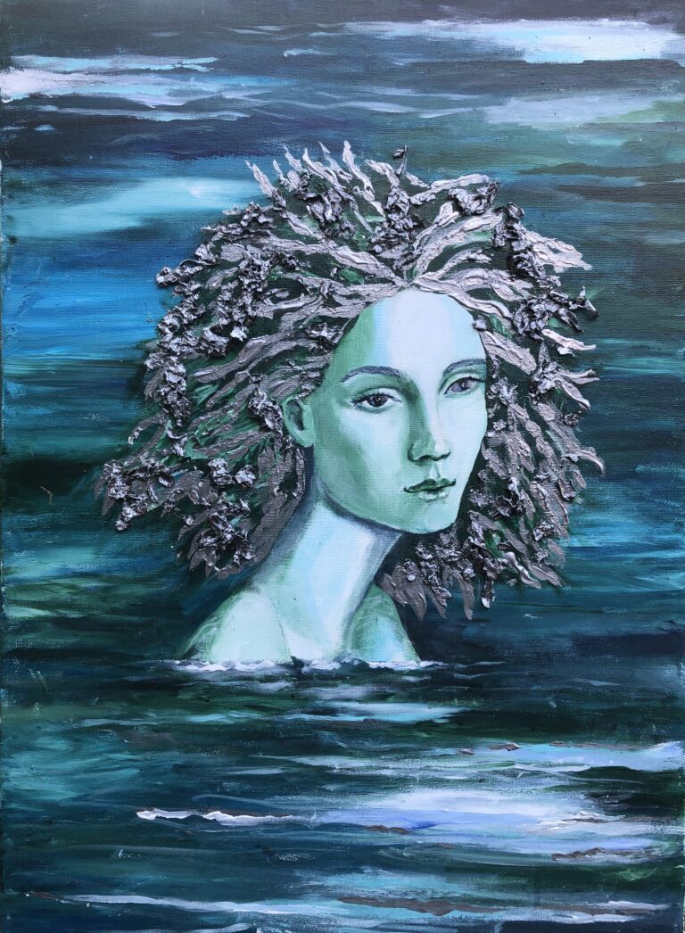 SEA NYMPH, 50×70 CM