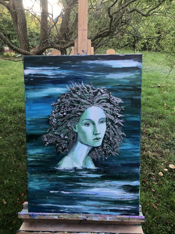 SEA NYMPH, 50×70 CM