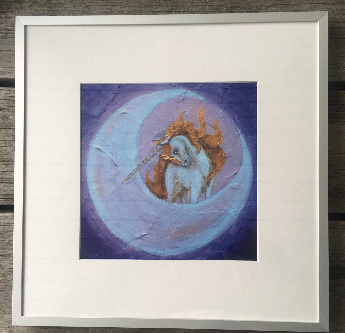 I will watch over you  – a magical guardian unicorn art print