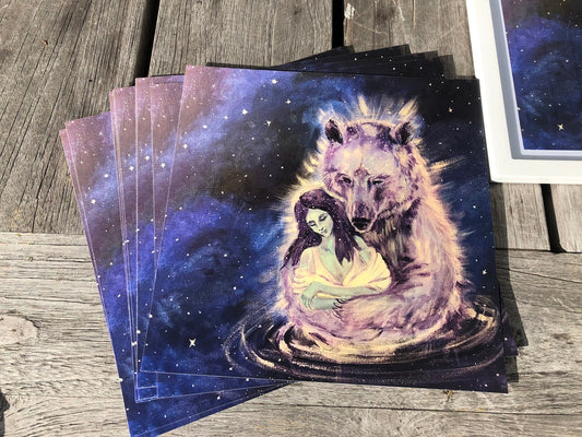 Sky Bear - art print