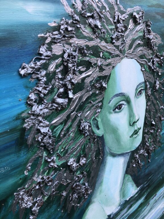 SEA NYMPH, 50×70 CM