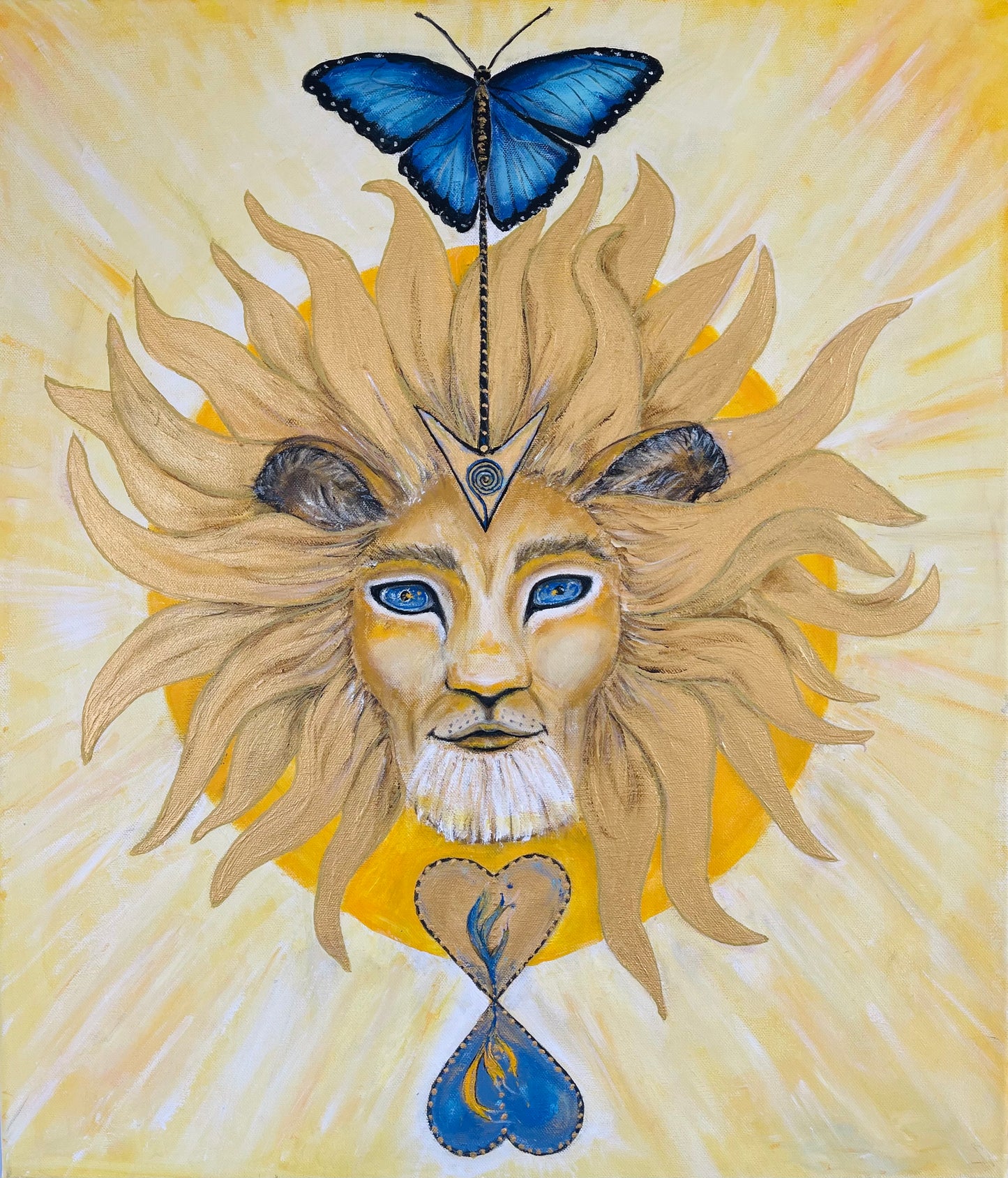 "HE is the key to Lionsgate" - original painting - 60x70 cm