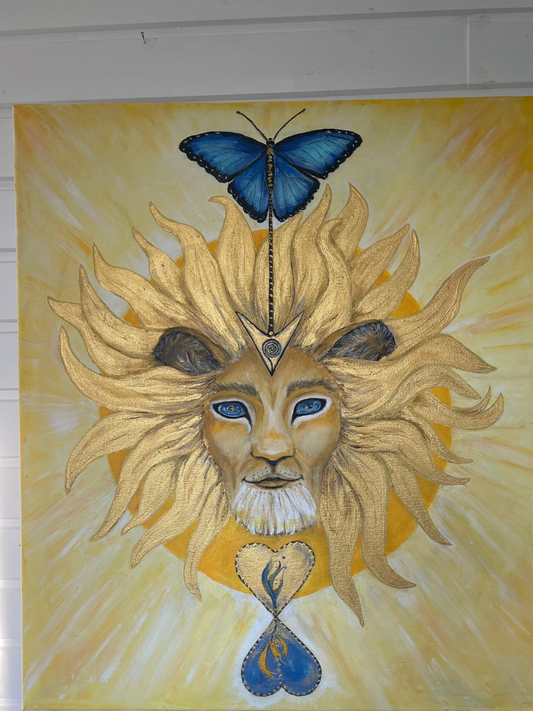 "HE is the key to Lionsgate" - original painting - 60x70 cm