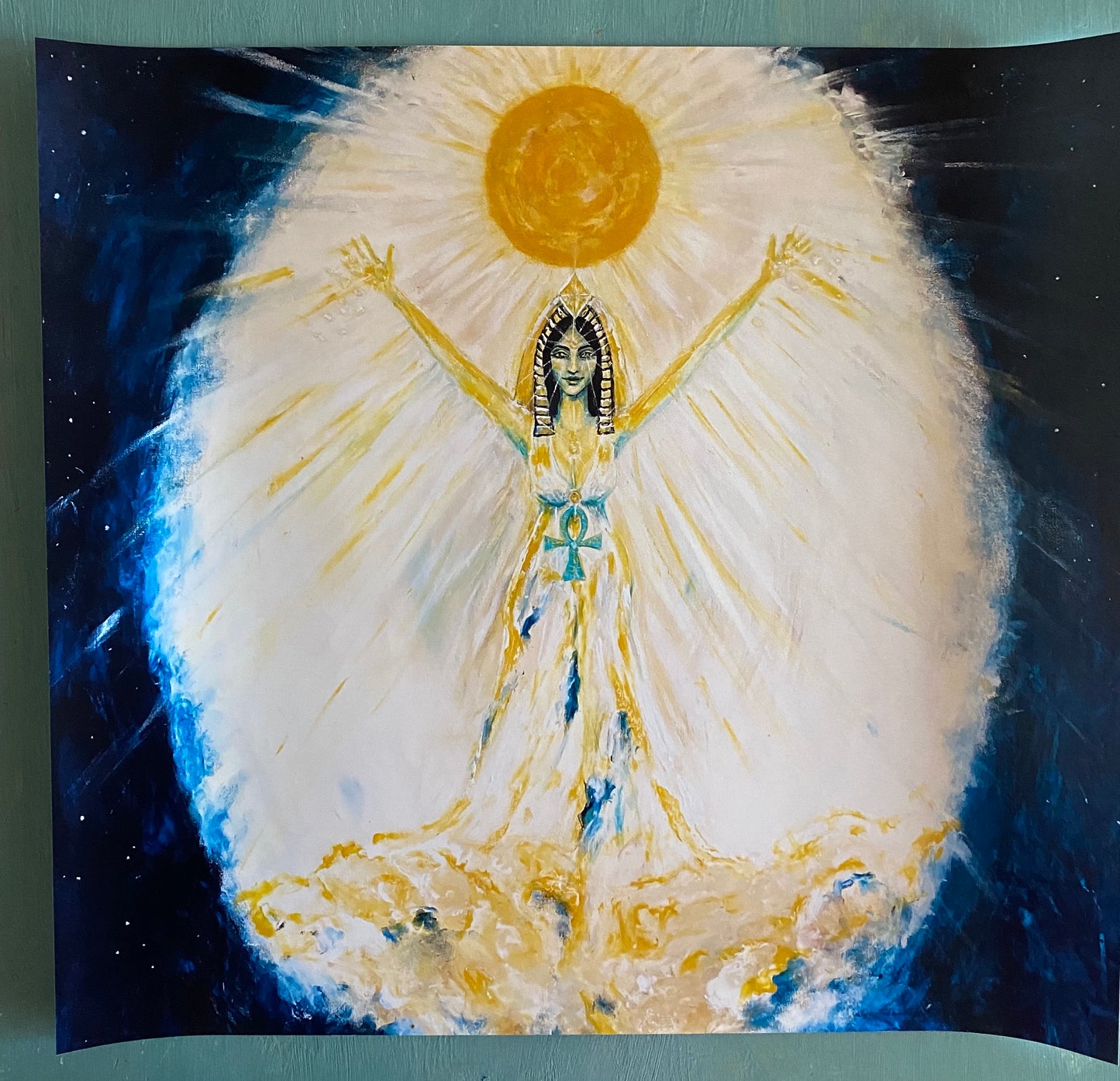 Goddess Isis Blessing - Poster