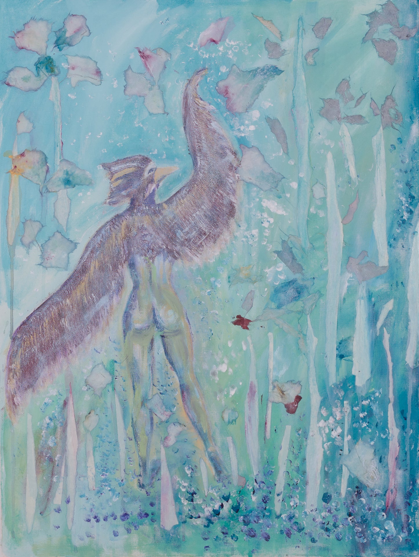 The land of the winged people - 60×80 cm