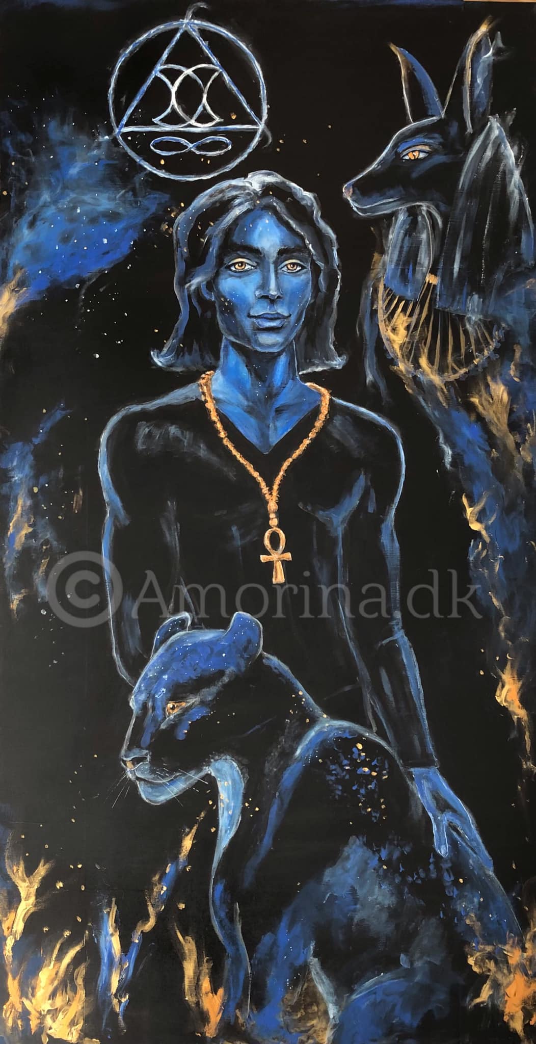 Guardian of the key of life - Soul portrait to young man