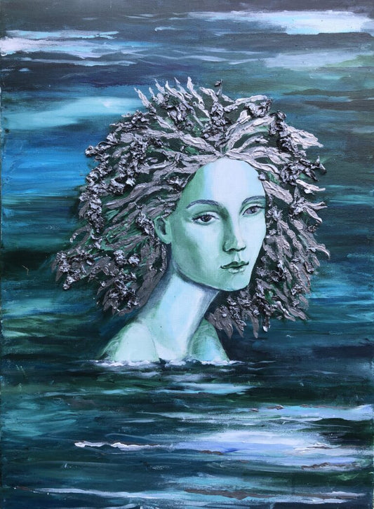 SEA NYMPH, 50×70 CM