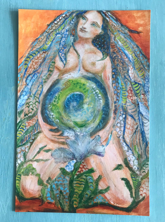 Gaia - Mother Earth - small poster A3