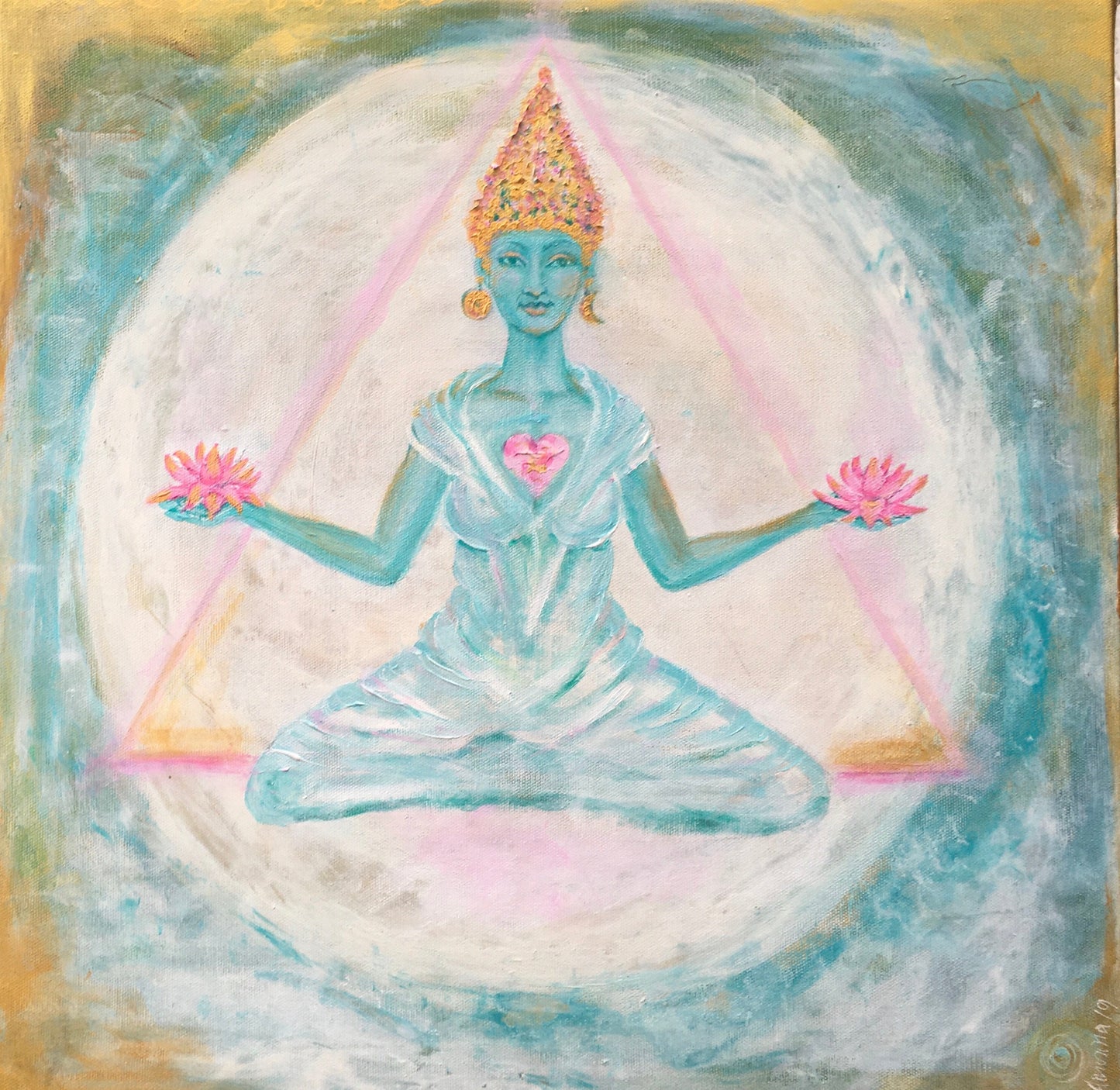 Buddhina Moon - Spiritual art