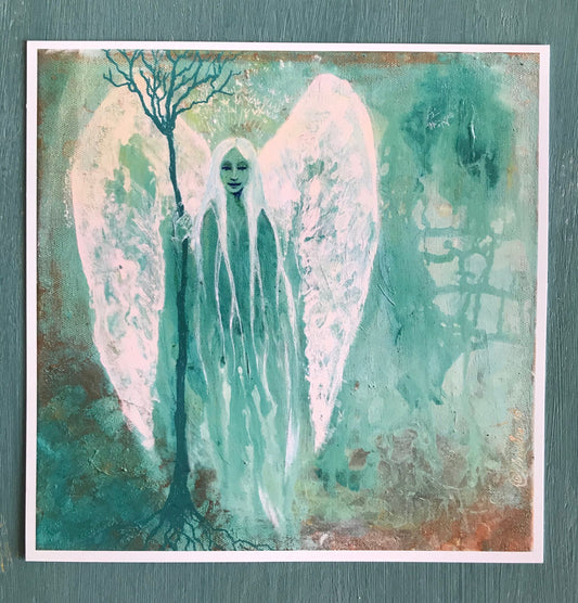 Grounding Angel - art print